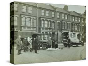 Road Accident, Calabria Road, Islington, London, 1925-null-Stretched Canvas