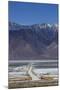 Road across Owens Lake and Sierra Nevada Mountains, California-David Wall-Mounted Photographic Print