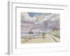 Road along Canal-Jan Toorop-Framed Premium Giclee Print