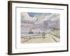 Road along Canal-Jan Toorop-Framed Premium Giclee Print