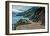 Road along Lake Wakatipu, Queenstown, New Zealand-Naruedom Yaempongsa-Framed Photographic Print