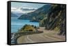 Road along Lake Wakatipu, Queenstown, New Zealand-Naruedom Yaempongsa-Framed Stretched Canvas