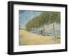 Road Along the Seine near Asnieres, 1887-Vincent van Gogh-Framed Art Print