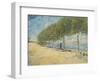 Road Along the Seine near Asnieres, 1887-Vincent van Gogh-Framed Art Print