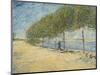Road Along the Seine near Asnieres, 1887-Vincent van Gogh-Mounted Art Print