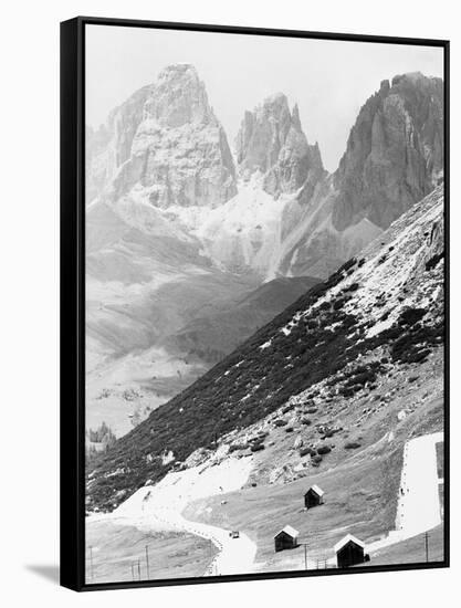 Road among Dolomites-Philip Gendreau-Framed Stretched Canvas