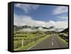 Road and Farmland, Near Matawai, Gisborne, North Island, New Zealand, Pacific-Jochen Schlenker-Framed Stretched Canvas