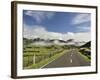 Road and Farmland, Near Matawai, Gisborne, North Island, New Zealand, Pacific-Jochen Schlenker-Framed Photographic Print