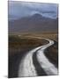 Road and Landscape in Vatsnes Peninsula, with Snow-Covered Mountains in October of Iceland-Patrick Dieudonne-Mounted Photographic Print