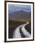 Road and Landscape in Vatsnes Peninsula, with Snow-Covered Mountains in October of Iceland-Patrick Dieudonne-Framed Photographic Print