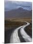Road and Landscape in Vatsnes Peninsula, with Snow-Covered Mountains in October of Iceland-Patrick Dieudonne-Mounted Photographic Print