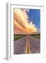 Road and Sky Meeting-Donnie Quillen-Framed Art Print