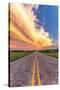 Road and Sky Meeting-Donnie Quillen-Stretched Canvas
