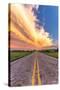 Road and Sky Meeting-Donnie Quillen-Stretched Canvas
