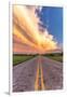 Road and Sky Meeting-Donnie Quillen-Framed Art Print