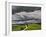 Road and Storm Clouds, Tuscany region, Itay-Adam Jones-Framed Photographic Print