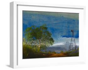 Road and Windmill-Sisa Jasper-Framed Photographic Print