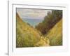 Road At La Cavee-Claude Monet-Framed Art Print