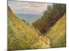 Road At La Cavee-Claude Monet-Mounted Art Print