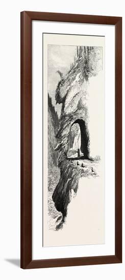 Road at Pfafers, Switzerland, 19th Century-null-Framed Giclee Print