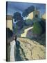 Road at St Paul (Var)-Félix Vallotton-Stretched Canvas