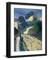 Road at St Paul (Var)-Félix Vallotton-Framed Giclee Print