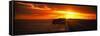 Road at Sunset, Key Largo, Florida Keys, Florida, USA-null-Framed Stretched Canvas