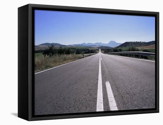 Road Between Arcos De a Frontera and Grazalema, Andalucia, Spain-Peter Higgins-Framed Stretched Canvas