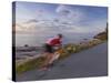 Road Bicycling in Acadia National Park, Maine, Usa-Chuck Haney-Stretched Canvas