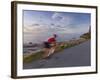 Road Bicycling in Acadia National Park, Maine, Usa-Chuck Haney-Framed Photographic Print