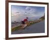 Road Bicycling in Acadia National Park, Maine, Usa-Chuck Haney-Framed Photographic Print