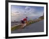 Road Bicycling in Acadia National Park, Maine, Usa-Chuck Haney-Framed Photographic Print