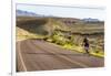 Road Bicycling in Big Bend National Park, Texas, Usa-Chuck Haney-Framed Photographic Print