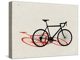 Road Bike Pop Art-null-Stretched Canvas