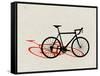 Road Bike Pop Art-null-Framed Stretched Canvas