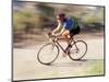 Road Biker in Vail, Colorado, USA-Lee Kopfler-Mounted Photographic Print