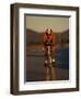 Road Biker, Santa Fe, New Mexico, USA-Lee Kopfler-Framed Photographic Print