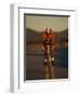 Road Biker, Santa Fe, New Mexico, USA-Lee Kopfler-Framed Photographic Print