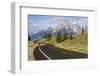 Road Biking in Grand Teton National Park, Wyoming, USA-Chuck Haney-Framed Photographic Print