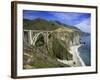 Road Bridge on Highway One Near Big Sur, California, USA-Gavin Hellier-Framed Photographic Print