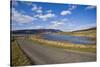 Road by Lake,Applecross, Scotland, United Kingdom-Stefano Amantini-Stretched Canvas