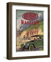 Road Construction, Front Cover of the 'Dupont Magazine', May 1919-American School-Framed Giclee Print