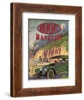 Road Construction, Front Cover of the 'Dupont Magazine', May 1919-American School-Framed Giclee Print