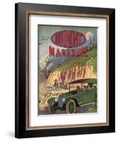 Road Construction, Front Cover of the 'Dupont Magazine', May 1919-American School-Framed Giclee Print