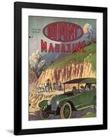 Road Construction, Front Cover of the 'Dupont Magazine', May 1919-American School-Framed Giclee Print