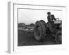 Road Construction Work, Doncaster, South Yorkshire, November 1955-Michael Walters-Framed Premium Photographic Print