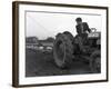 Road Construction Work, Doncaster, South Yorkshire, November 1955-Michael Walters-Framed Photographic Print