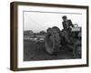 Road Construction Work, Doncaster, South Yorkshire, November 1955-Michael Walters-Framed Photographic Print