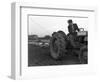 Road Construction Work, Doncaster, South Yorkshire, November 1955-Michael Walters-Framed Photographic Print