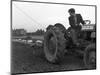 Road Construction Work, Doncaster, South Yorkshire, November 1955-Michael Walters-Mounted Photographic Print